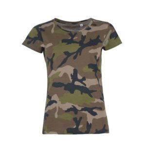 Damen Camouflage T-Shirt gestalten